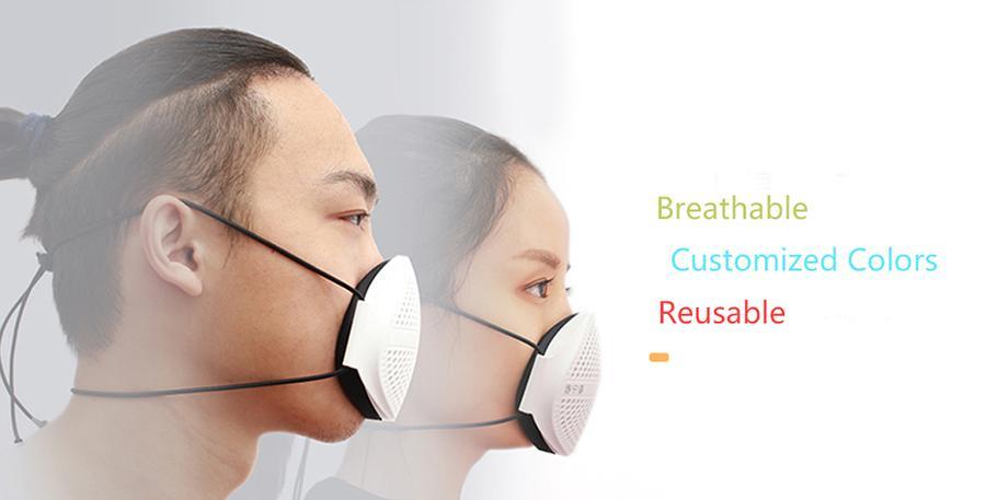 Anti-haze inject molded masks